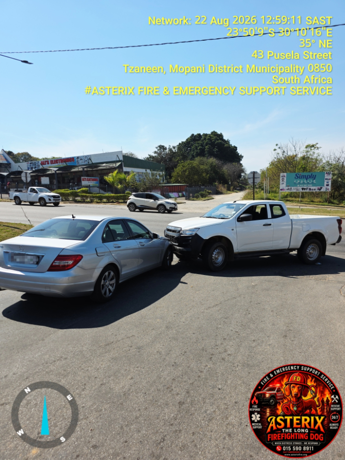 Two-Vehicle Accident – R36 Sapekoe Drive & Pusela Street.